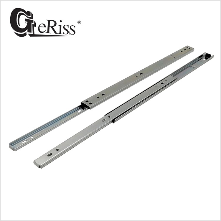 27mm Single extension side mount telescopic drawer slide channel1