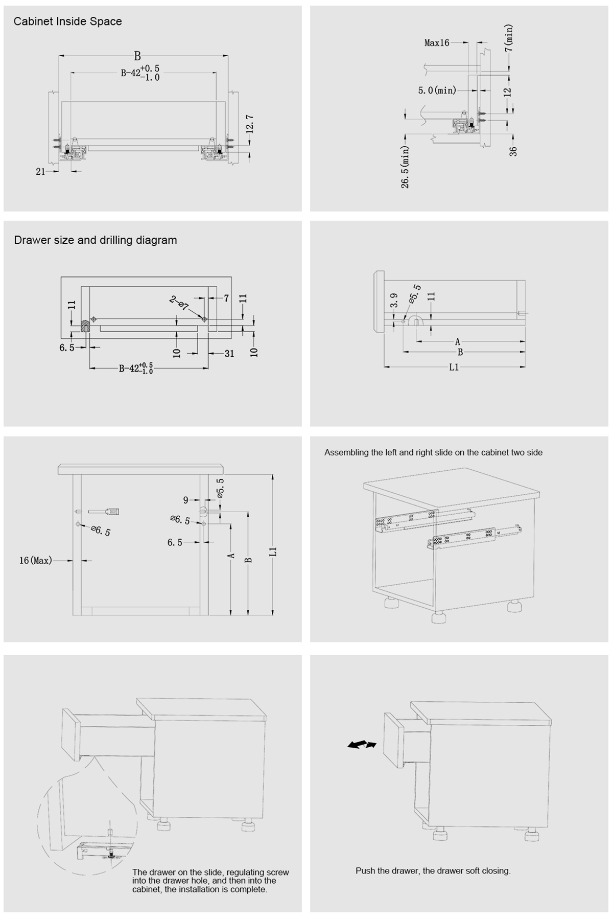 Concealed Drawer Channel Installation