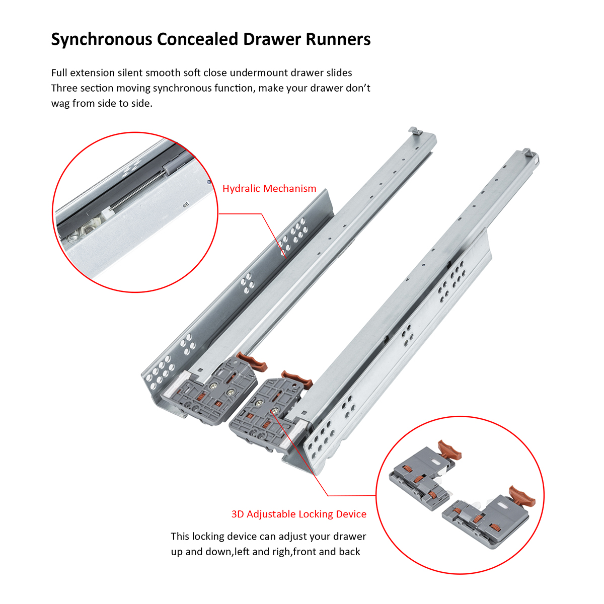 Concealed Seynchronous Full-Extension Slide 001