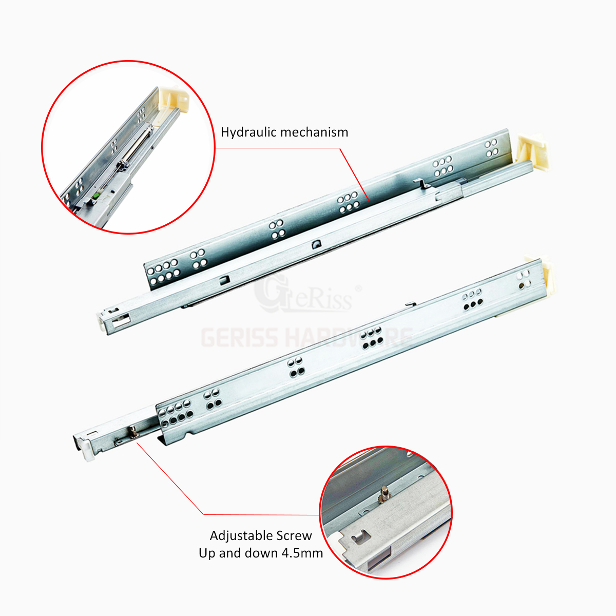 Face frame undermount drawer slide