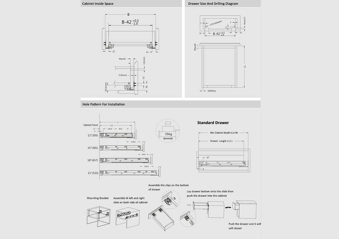 How To Install Undermount Drawer Slides With Face Frame Cabinets2