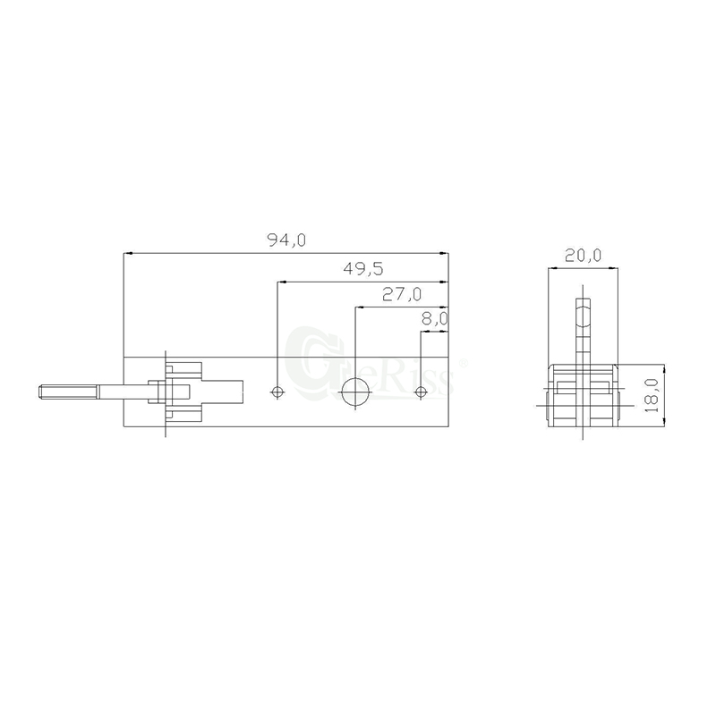 Oven Door Hinge 03