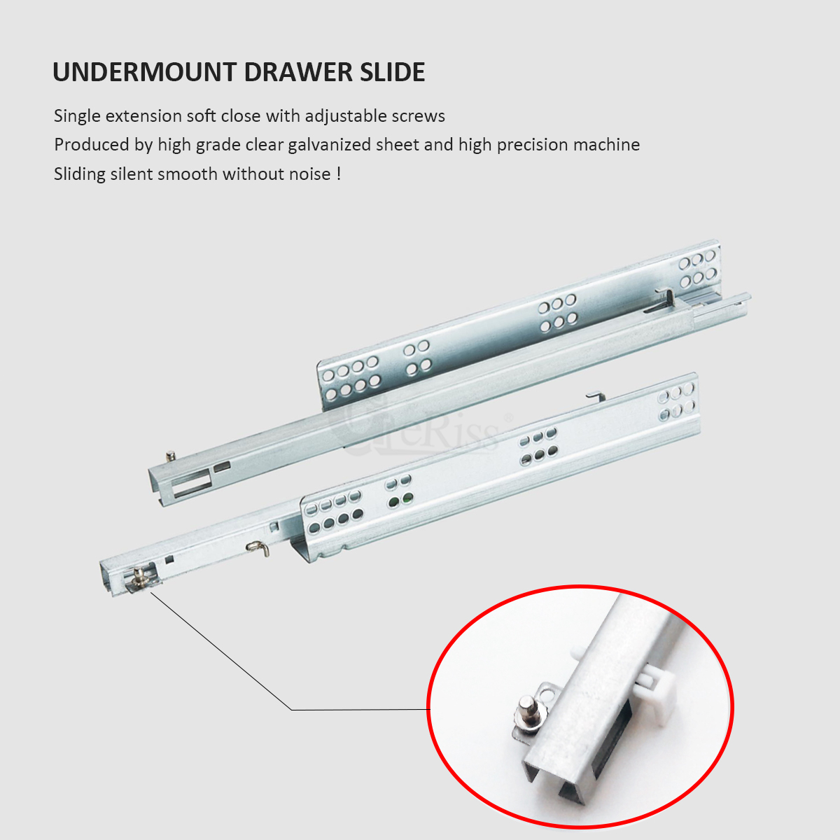 Partial Extension Undermount Slide