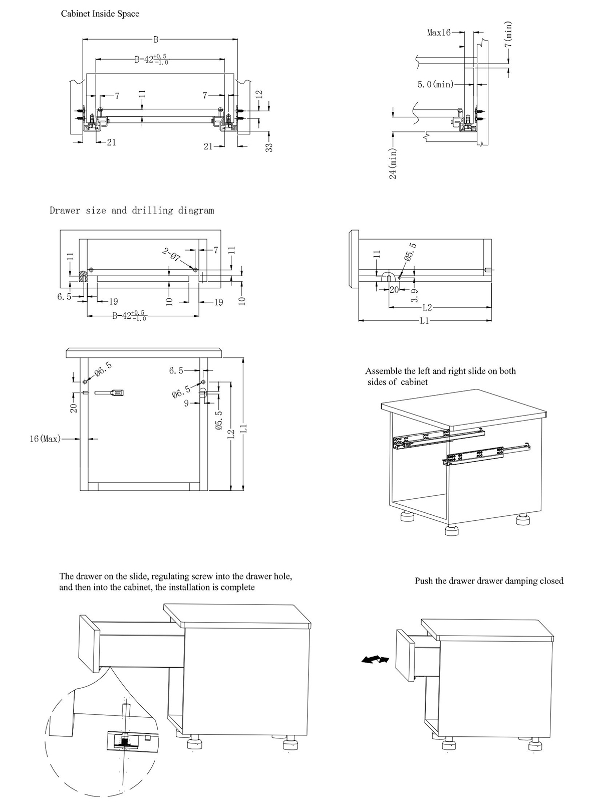 Undermount Drawer Slide 002