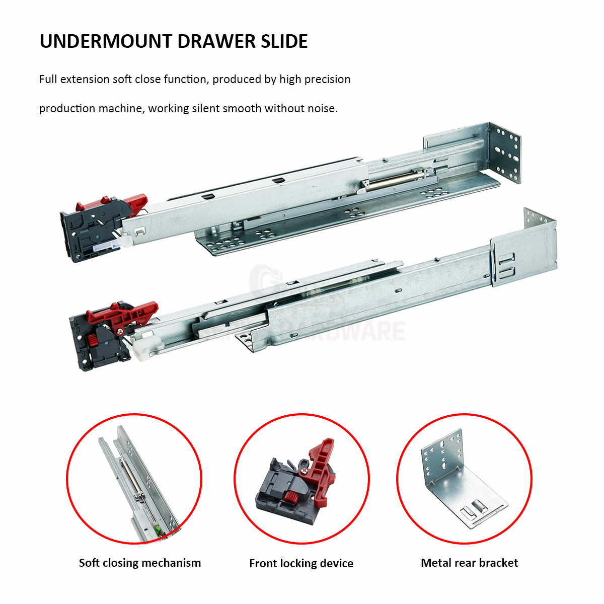 concealed drawer slide