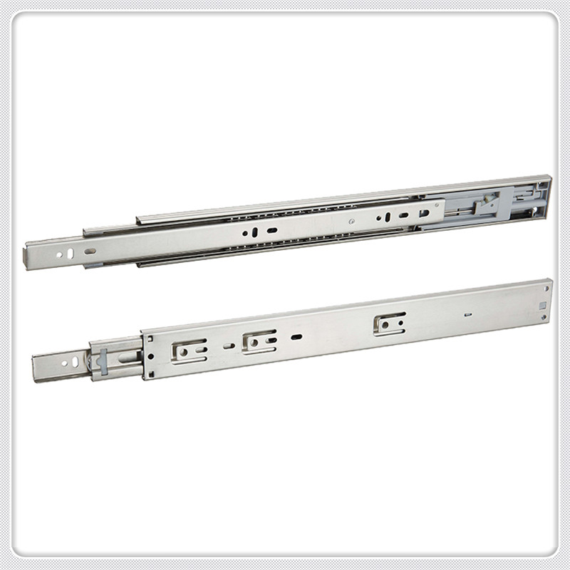 three section ball drawer slide