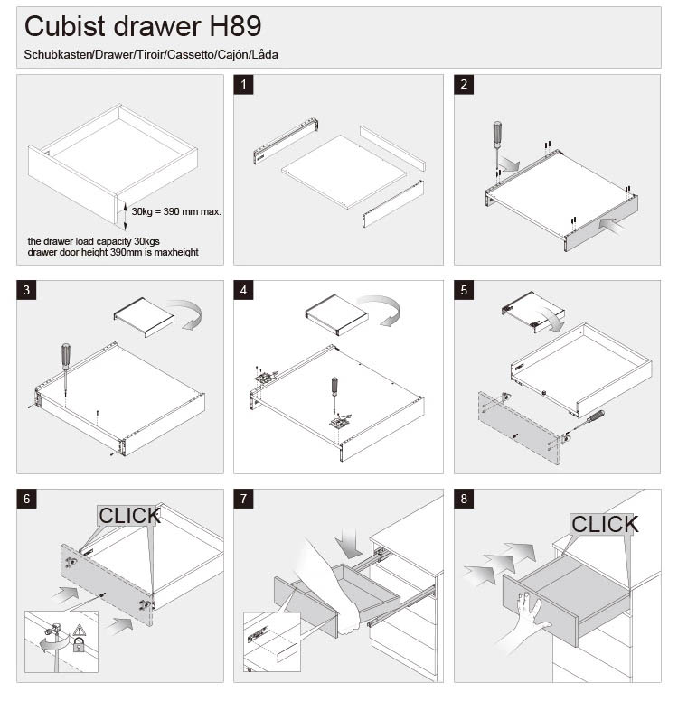 ultra slim drawer runners